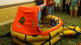 preview picture of video 'Winslow Life Raft Deployment Demonstration, Biloxi 4-29-12.wmv'