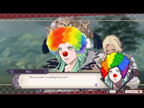 rhea curses byleth but the bgm is funny footsteps