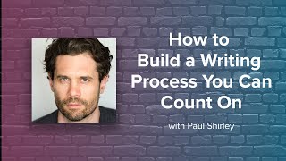 ISA Presents: Creating Your Writing Process w/ Paul Shirley