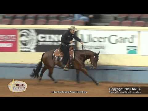 Miss Whizzletown 2016 NRHA Open Futurity 2nd Go