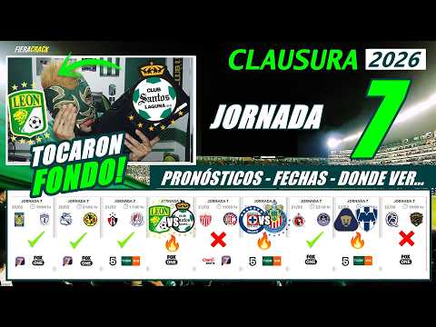 ✅ PREDICTIONS - DATES - TIMES - WHERE TO WATCH ✅ MATCHDAY 7 LIGA MX CLAUSURA 2026 ✅ MY PREDICTIONS