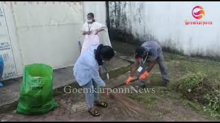 Airport Director S V.T Dhananjaya Rao airport authority takes up cleanliness drive