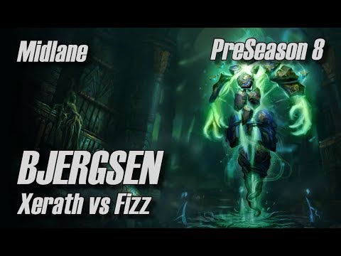 Bjergsen - Xerath vs Fizz Midlane - PreSeason 8