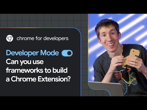 How to use web frameworks with Chrome extensions