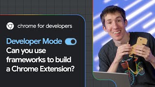 How to use web frameworks with Chrome extensions
