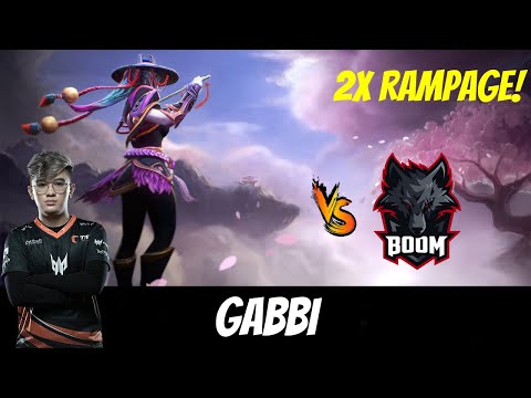GABBI TEMPLAR ASSASSIN DOTA 2 - GABBI HELPS T1 WIN WITH 2 RAMPAGES! FULL PRO GAMEPLAY!