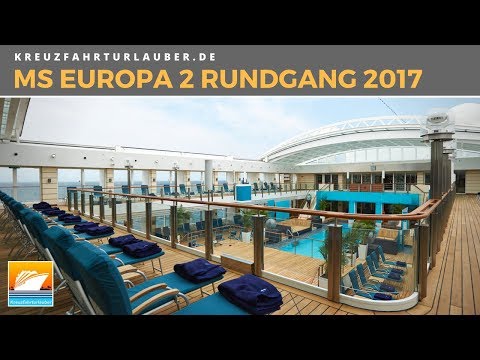Highlights of the MS Europa 2 in a tour - 2017