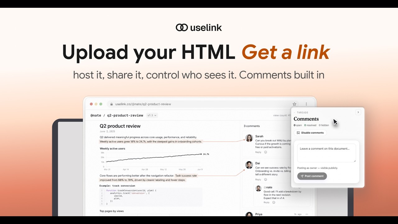 Uselink Preview