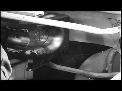 A tank moves and attacks a model of an enemy pillbox in the United States. HD Stock Footage