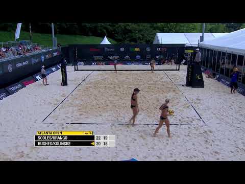 AVP Atlanta 2022 | Scoles/Urango vs. Kolinske/Hughes | Court 1 | Gold Series