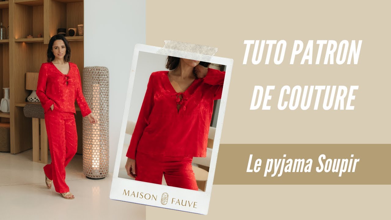 Patron pyjama Soupir - Patron pochette