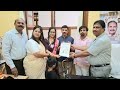 Anita Bhat Appointment As INTUC South District Secretary Akshta Bhat West INTUC Secretary