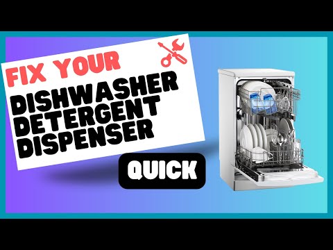 Is Your Dishwasher Detergent Dispenser Broken? Here's How to Fix It