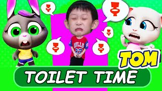 🚽 Toilet Drama in My Talking Tom Friends in REAL LIFE (NEW GAME)