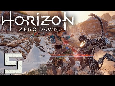 Horizon Zero Dawn Gameplay Walkthrough - Part 5 - The Womb of the Mountain, Seeker [PS4 Pro]