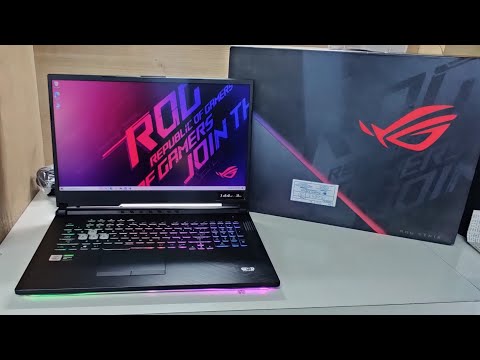 ASUS ROG Strix G17 G712Lu Unboxing- Core i7 10th Gen /16gb Ram/6gb 1660Ti/17.3" 144Hz Display
