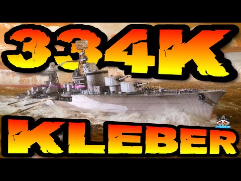 Kleber drückt 334K DMG *WTF France Edition!!!* im "300K Club" ⚓️ in World of Warships 🚢