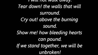 Black Veil Brides - Unbroken (Lyrics) (HQ)