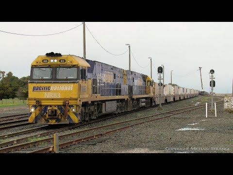 6MP4 TOLL / Pacific National Container Train (9/8/2019) - PoathTV Australian Railways