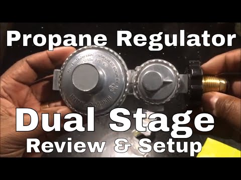 Propane Regulator Dual Stage Model Number 9398 Review & Setup
