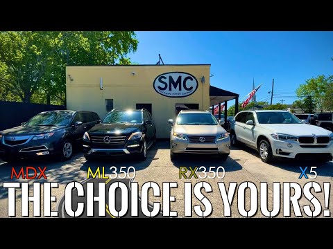 I'm Comparing the Most Popular Used Luxury Midsize SUV's Sold in AMERICA | MDX, X5, RX350 & ML350!!!