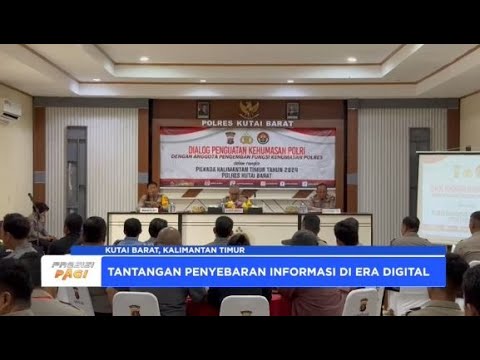 POLDA KALTIM GELAR DIALOG PENGUATAN KEHUMASAN DI POLRES KUTAI BARAT