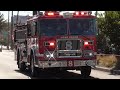 Long Beach Fire Dept Engine 8 Responding
