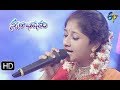 Pagale Vennela Song Srilalitha Performance Swarabhishekam 21st April 2019 ETV Telugu