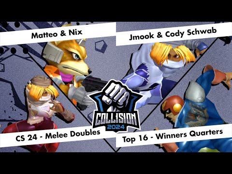 Collision 2024 Melee Doubles - Matteo & Nix vs Jmook & Cody Schwab - Top 16 Winners Quarter-Finals