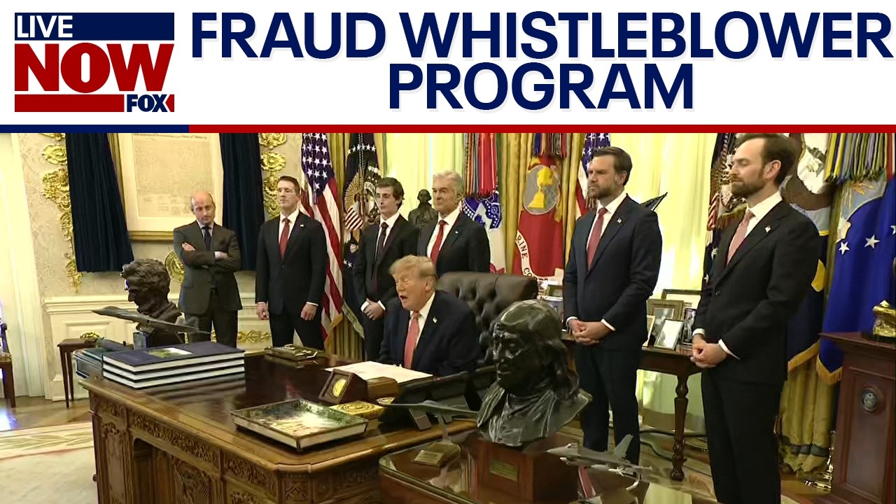 Trump, Vance announce fraud whistleblower program