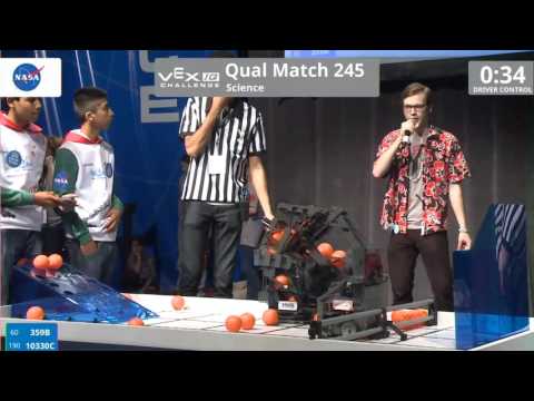 VEX Worlds 2016 - VEXIQ Middle School - Science - Qual 245 (359B 10330C) 93