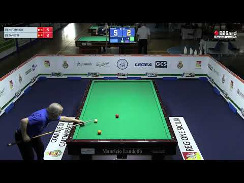 Zanetti Marco VS Notarrigo Michele - Campionati Italiani Carambola 2023/2024