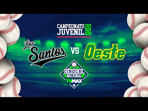 LOS SANTOS VS PMÁ. OESTE | ⚾ BÉISBOL JUVENIL  2026 | #FullBeis | EN VIVO