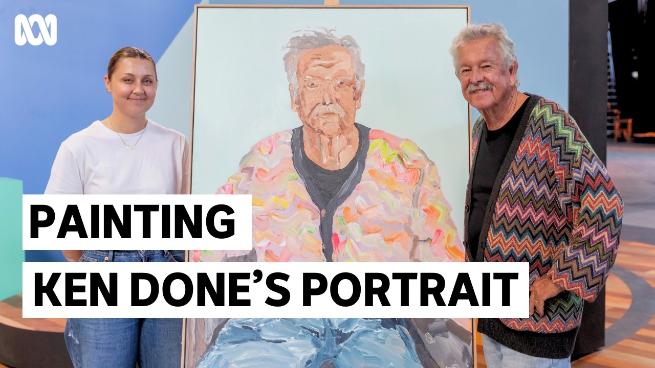 Artist Lottie Rae wins favour with Ken Done in portrait competition | Portrait Artist of the Year