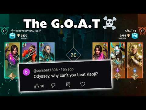 The G.O.A.T of Arena 🔥Can i defeat him this time ? kaoJi vs odyssey || Shadow Fight 4 Arena