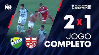 CORURIPE 2 X 1 CRB - 07/02/26 | ALAGOANO 2026 | #LIVE