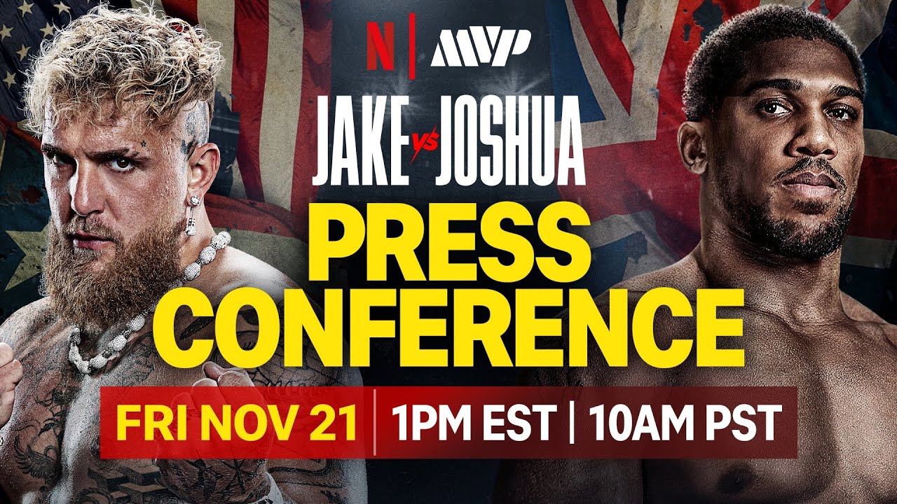 JAKE VS JOSHUA: KICKOFF PRESS CONFERENCE | Netflix