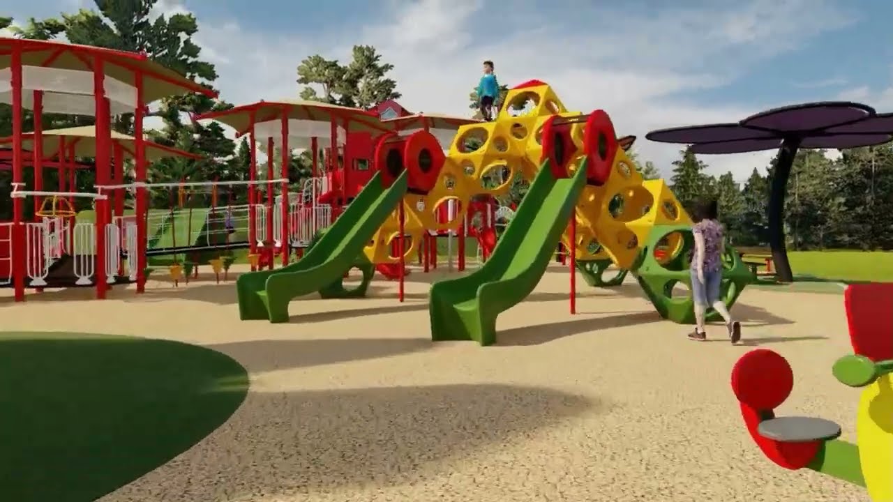 Farmstead Playground- 3D Playground Tour Part 2