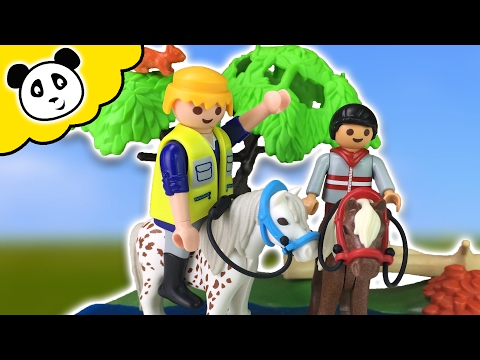 ⭕ PLAYMOBIL Country - Fröhlicher Ausritt mit Pferden - Spielzeug auspacken & spielen - Pandido TV
