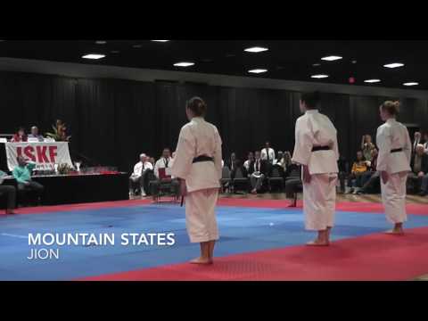 2016 ISKF U.S. Nationals - Women's Team Kata