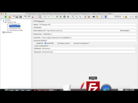 Jmeter Beginner Tutorial 8   How to test FTP upload and download
