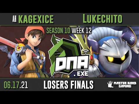 DNA.EXE S10:W12 - AH | kagexice (Hero) Vs. Lukechito (Meta Knight, King K. Rool) - Losers Finals