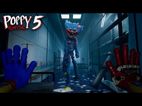 Poppy Playtime Chapter 5 - NEW Huggy Wuggy Chase Scene
