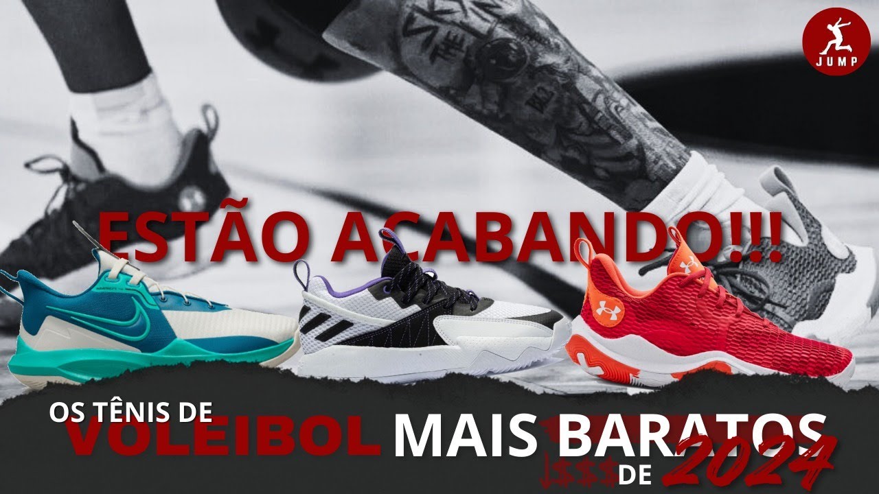 TENIS VÔLEI . Os mais baratos em 2024, tem tênis por menos de R$250,00.