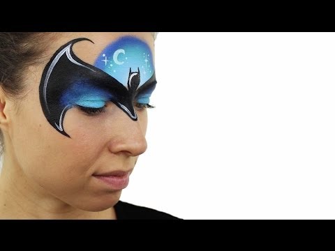 face painting batman tutorial by ashlea henson