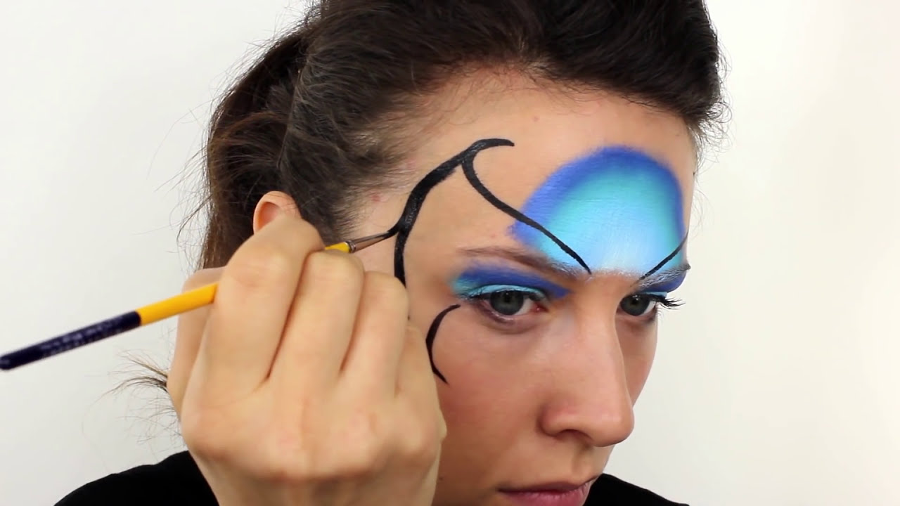 face painting batman tutorial by ashlea henson