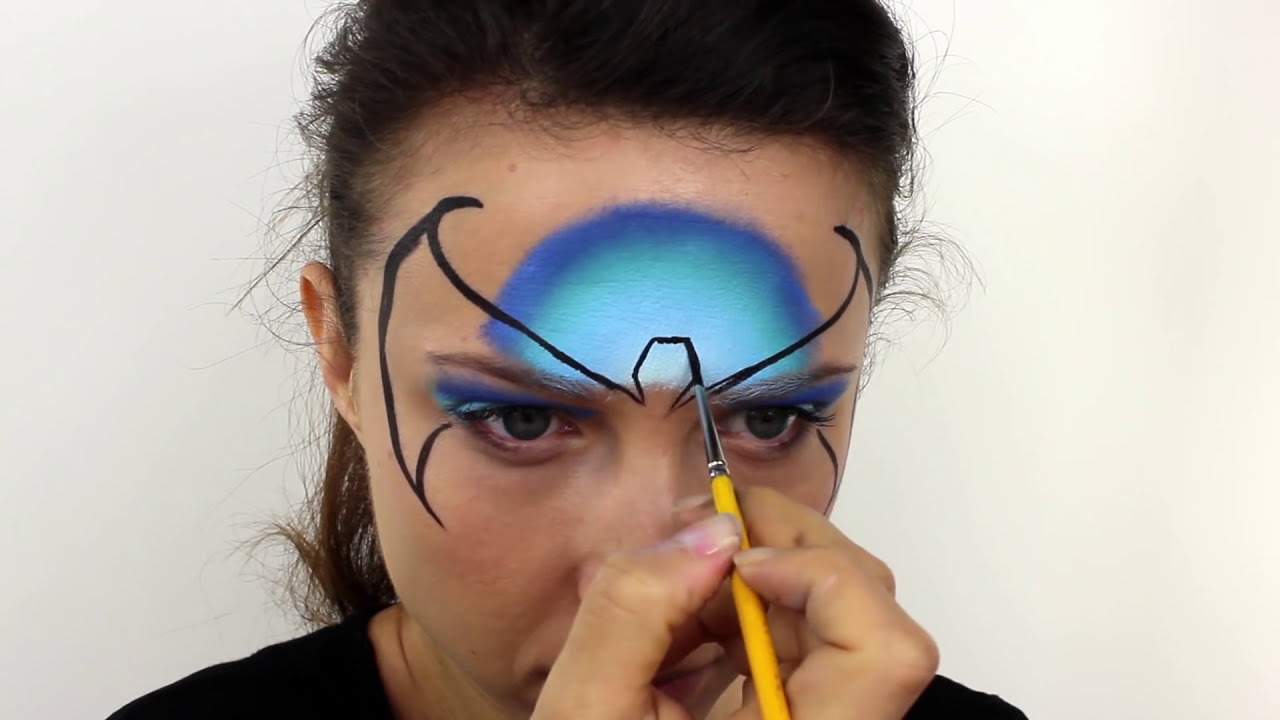 face painting batman tutorial by ashlea henson