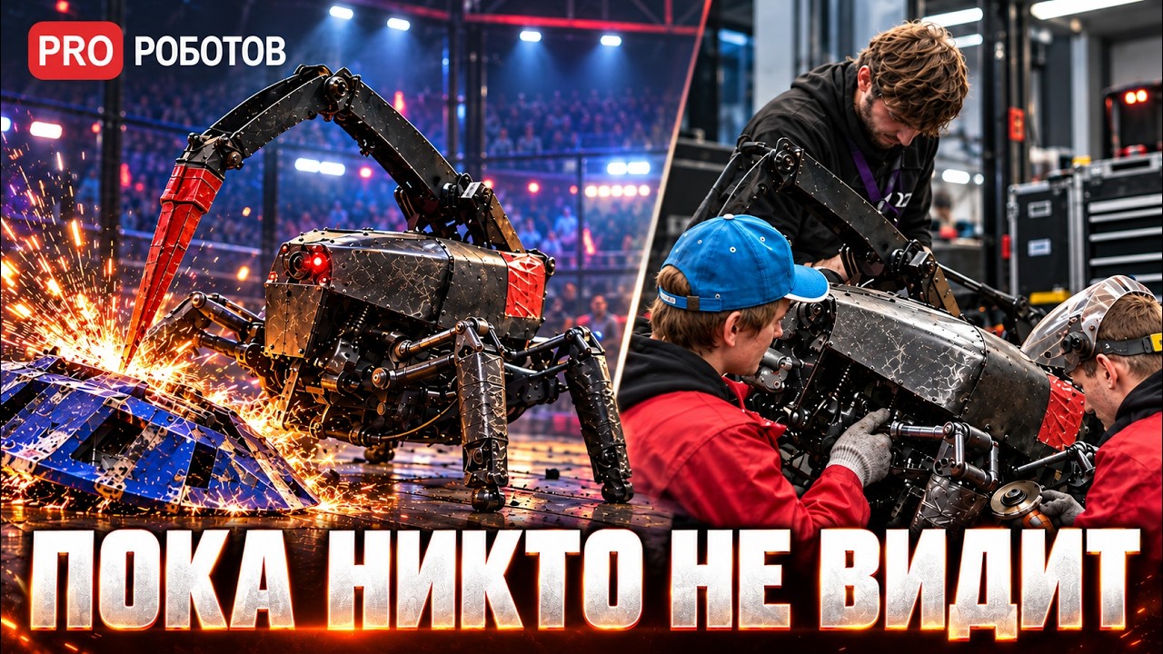 Мы попали за кулисы БИТВЫ РОБОТОВ