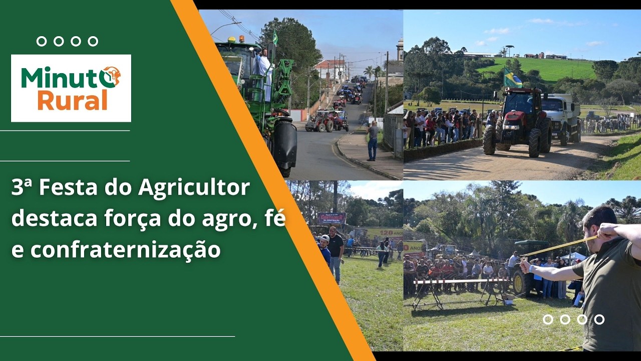 3ª Festa do Agricultor destaca força do agro, fé e confraternização