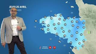 Illustration de l'actualité La météo de votre jeudi 25 avril 2024